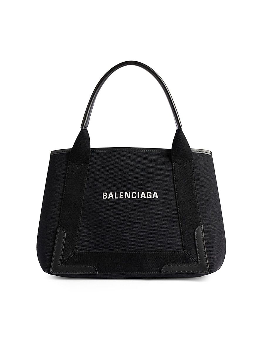 Women's Small Cabas Handbag - Black