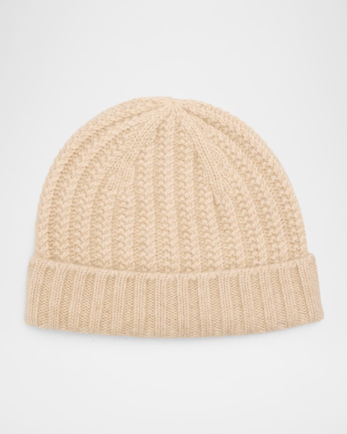Cashmere Chunky Knit Beanie
