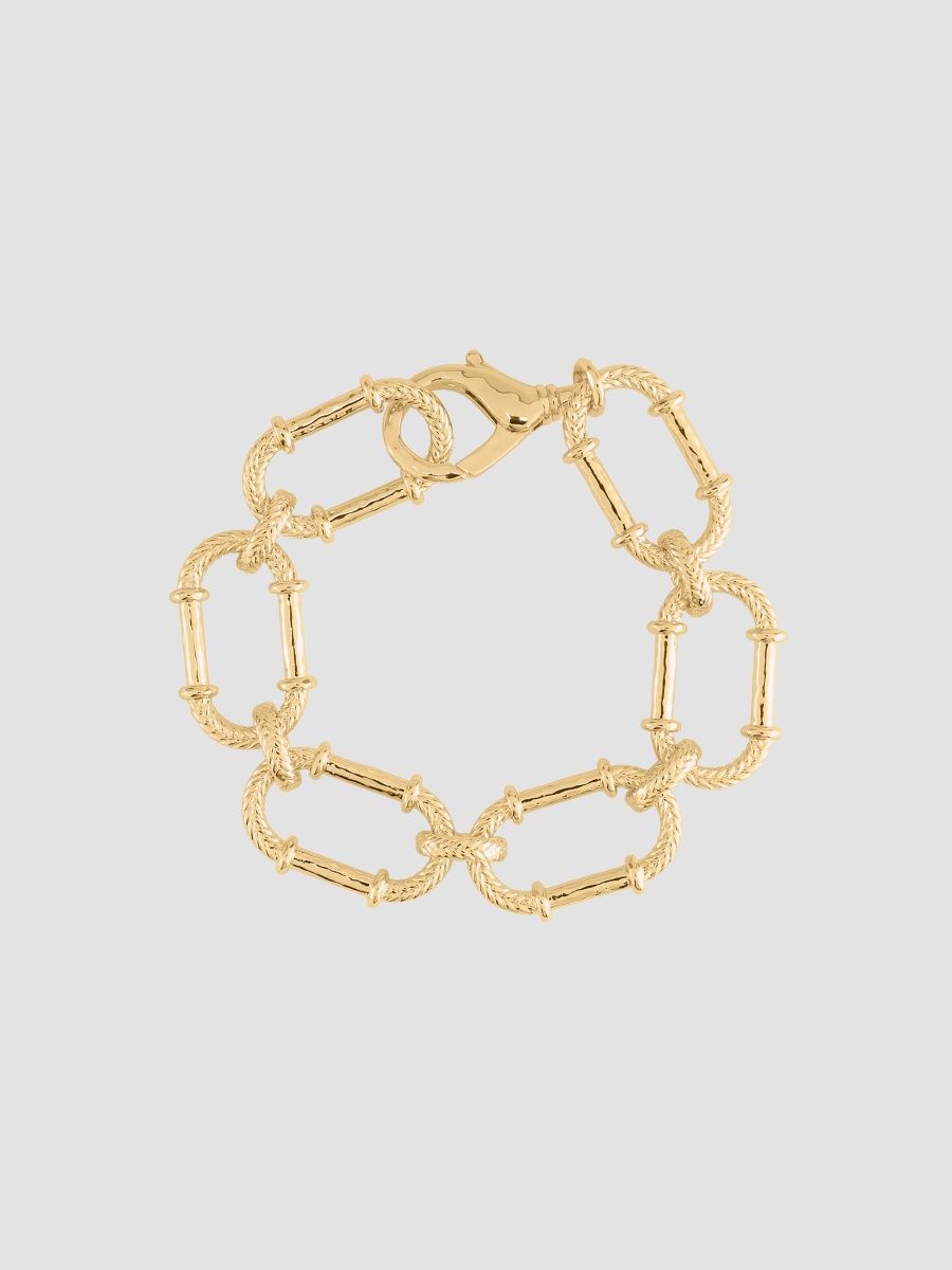 Anabel Aram Women's Cheval 18K-Gold-Plated Braided Chain Bracelet - Yellow Gold