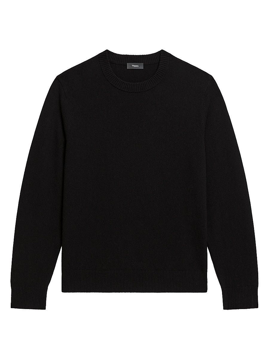 Men's Hilles Cashmere Crewneck Sweater - Black - Size XXL