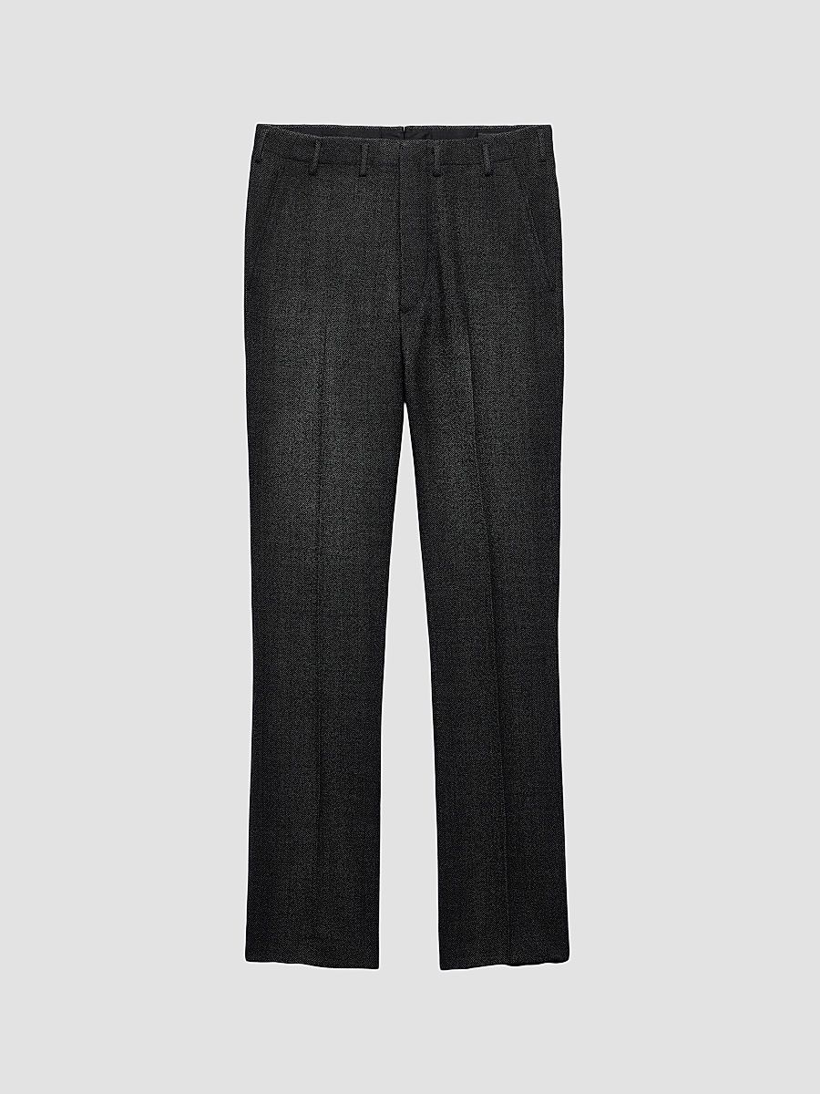 Men's Wool Pants - Black - Size 36
