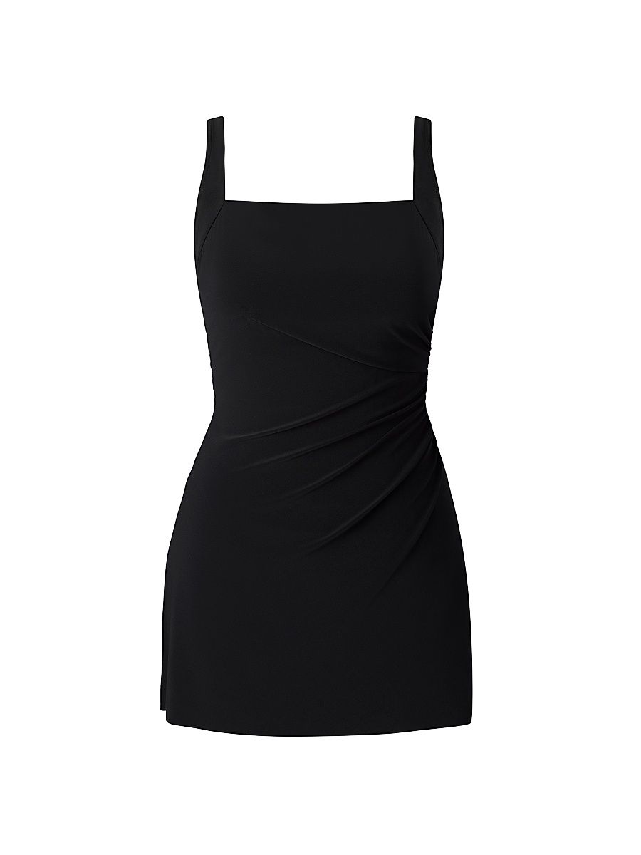 Women's Rock Solid Orla Swim Dress - Black - Size 16