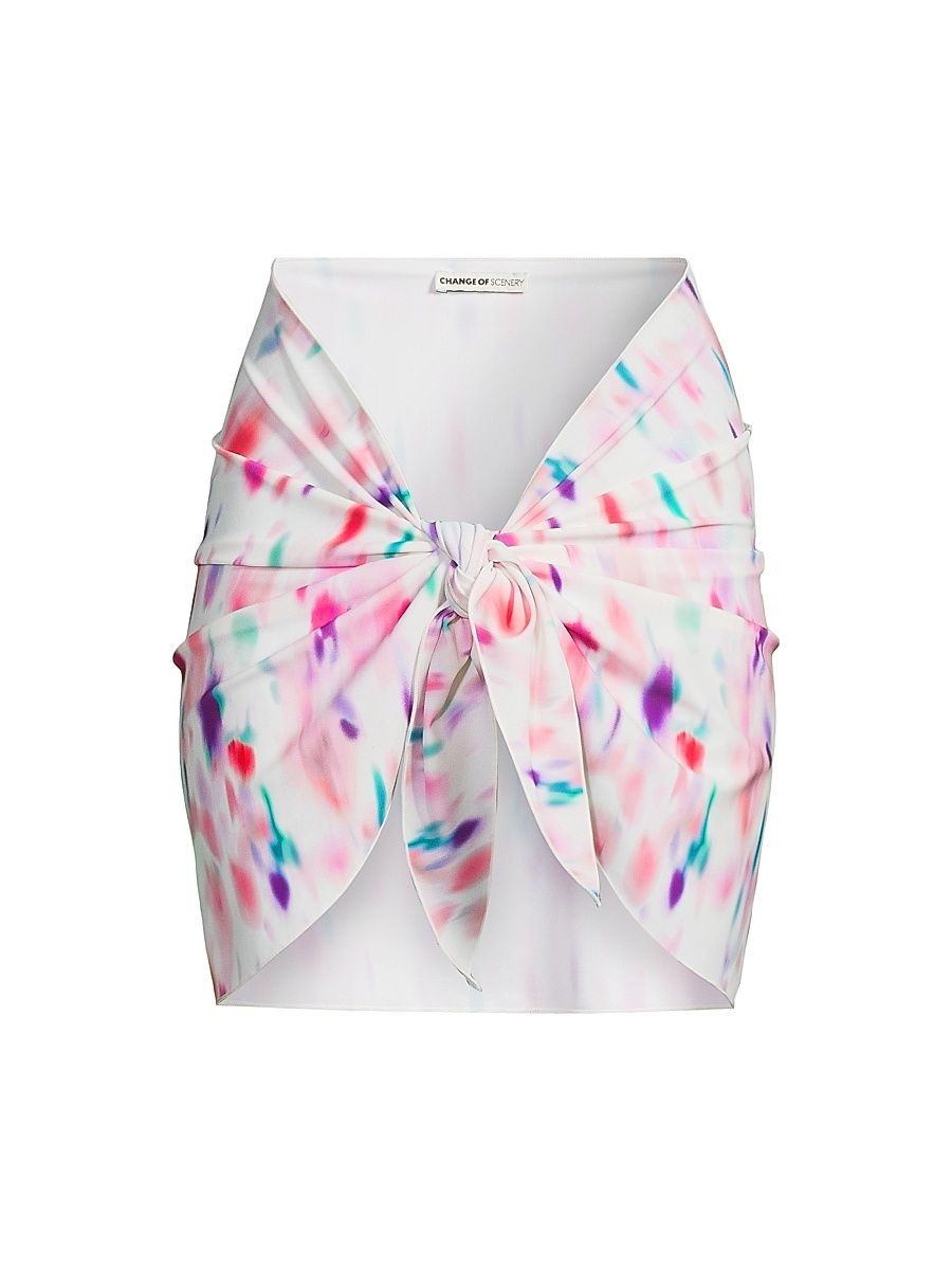 Women's Liv Hazy Ikat Sarong - Hazy Ikat Ivory