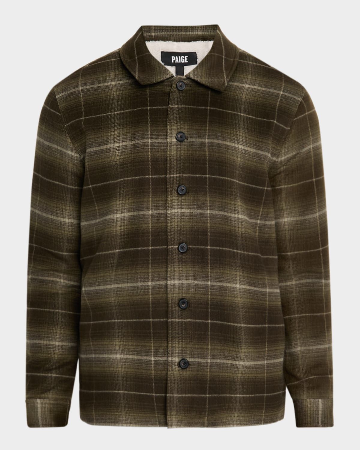 Men & apos;s Telford Faux Shearling-Lined Plaid Shirt Jacket