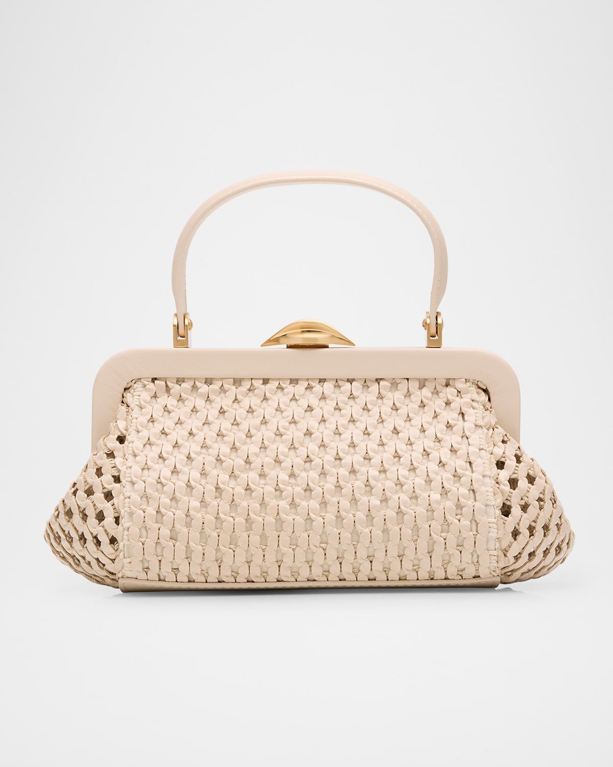 Zuma Frame Woven Crossbody Bag