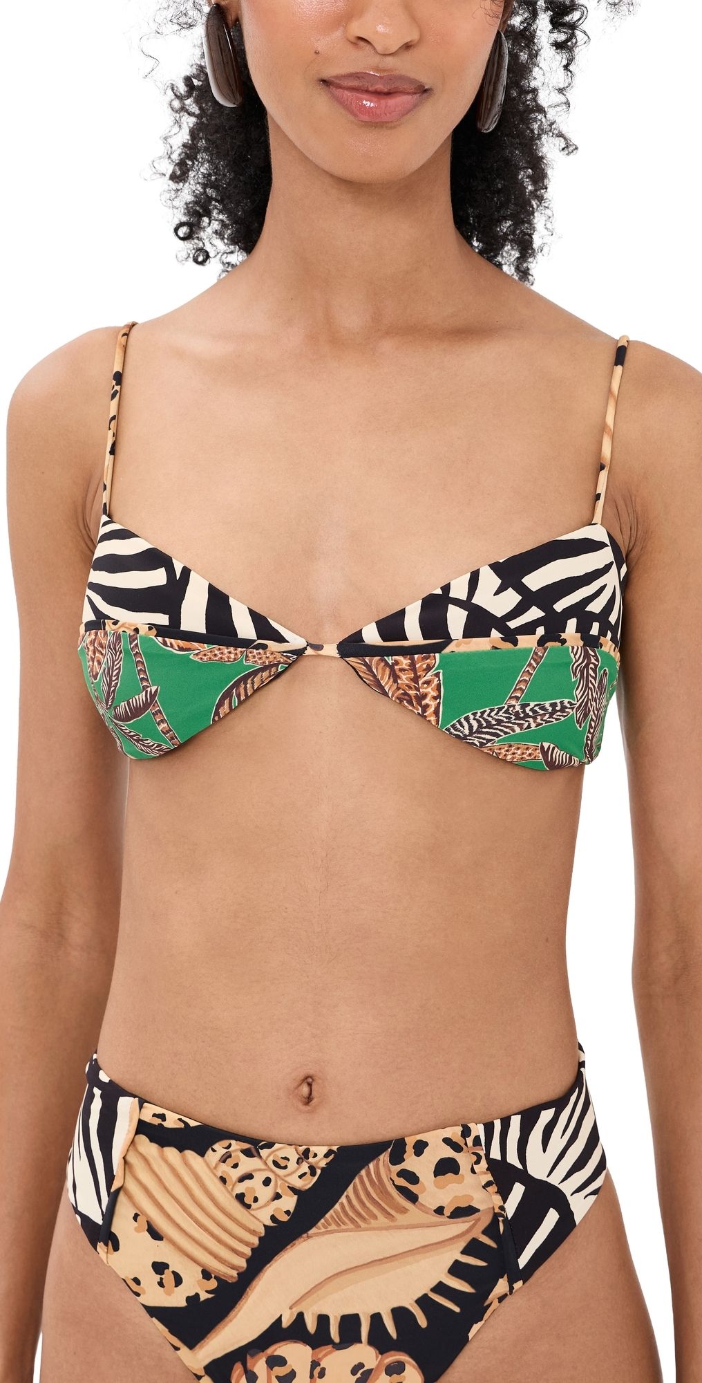 FARM Rio Underwire Bikini Top Animal M