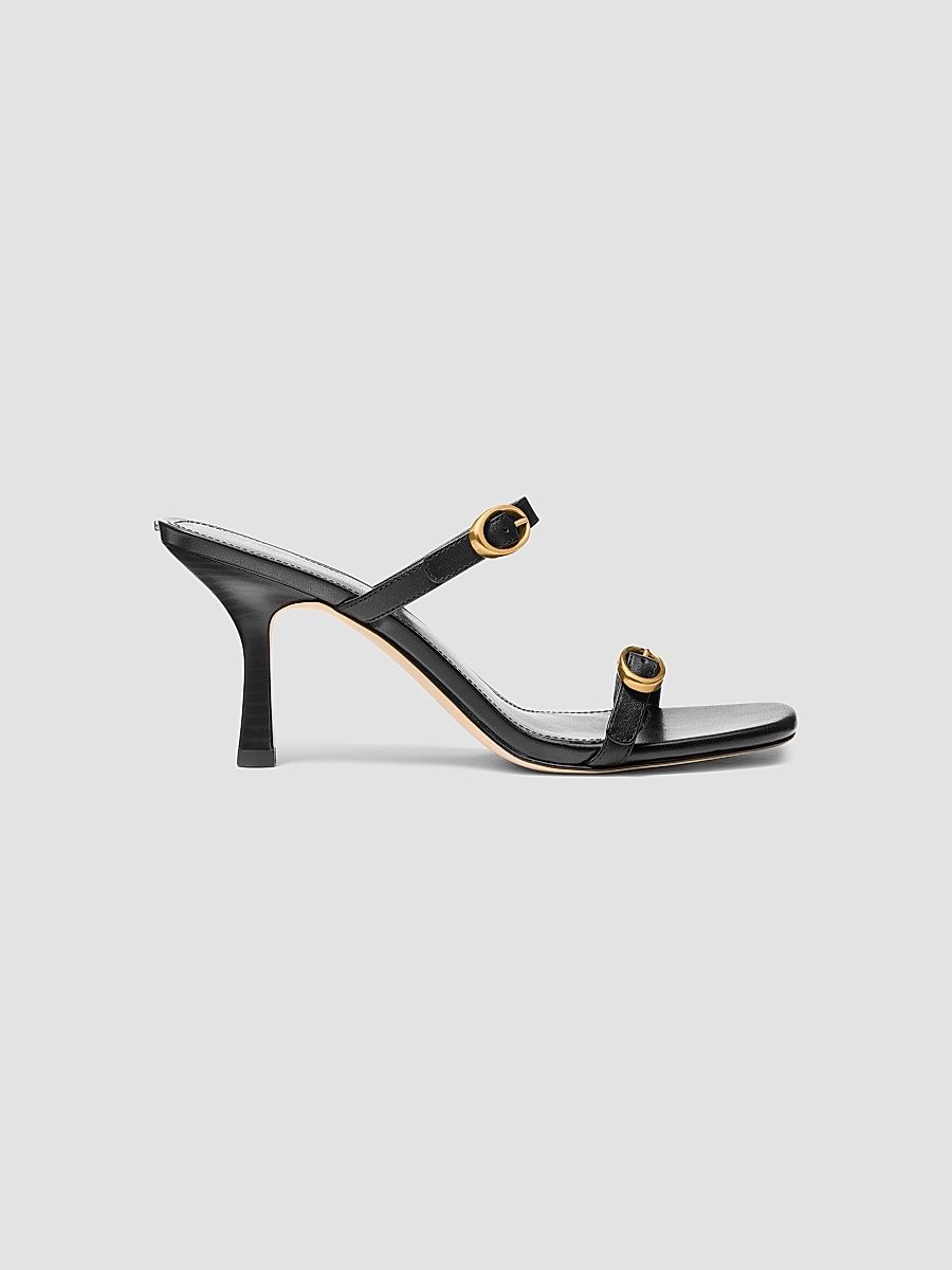 Women's Kya 75MM Strappy Sandals - Black - Size 10