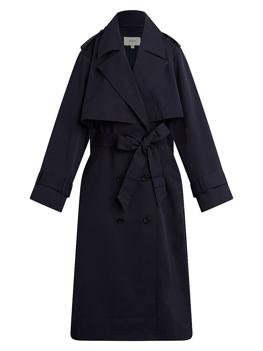 Women's Joe's Jeans by Dani Michelle The Elizabeth Trench Coat - Navy - Size XS