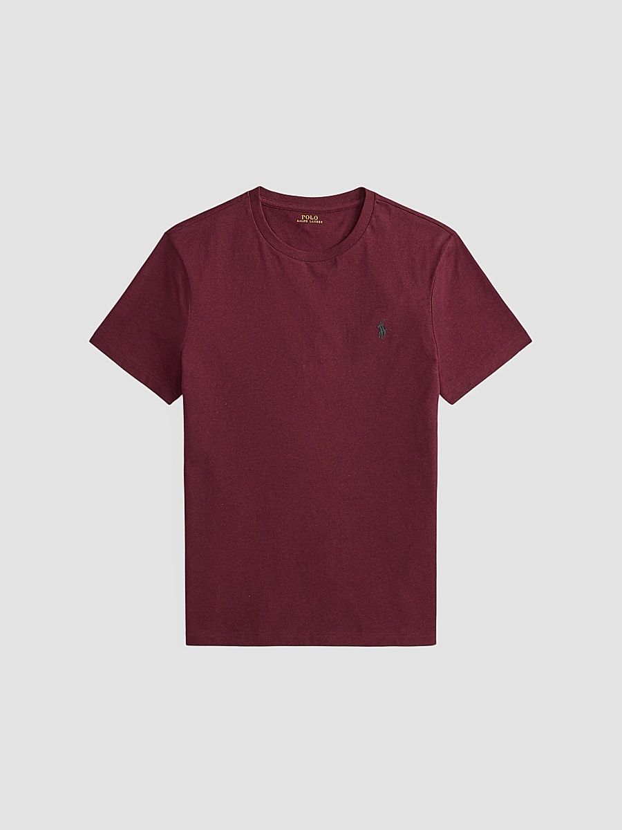 Men's Custom-Slim-Fit Jersey Crewneck T-Shirt - Spring Wine Heather - Size XXL