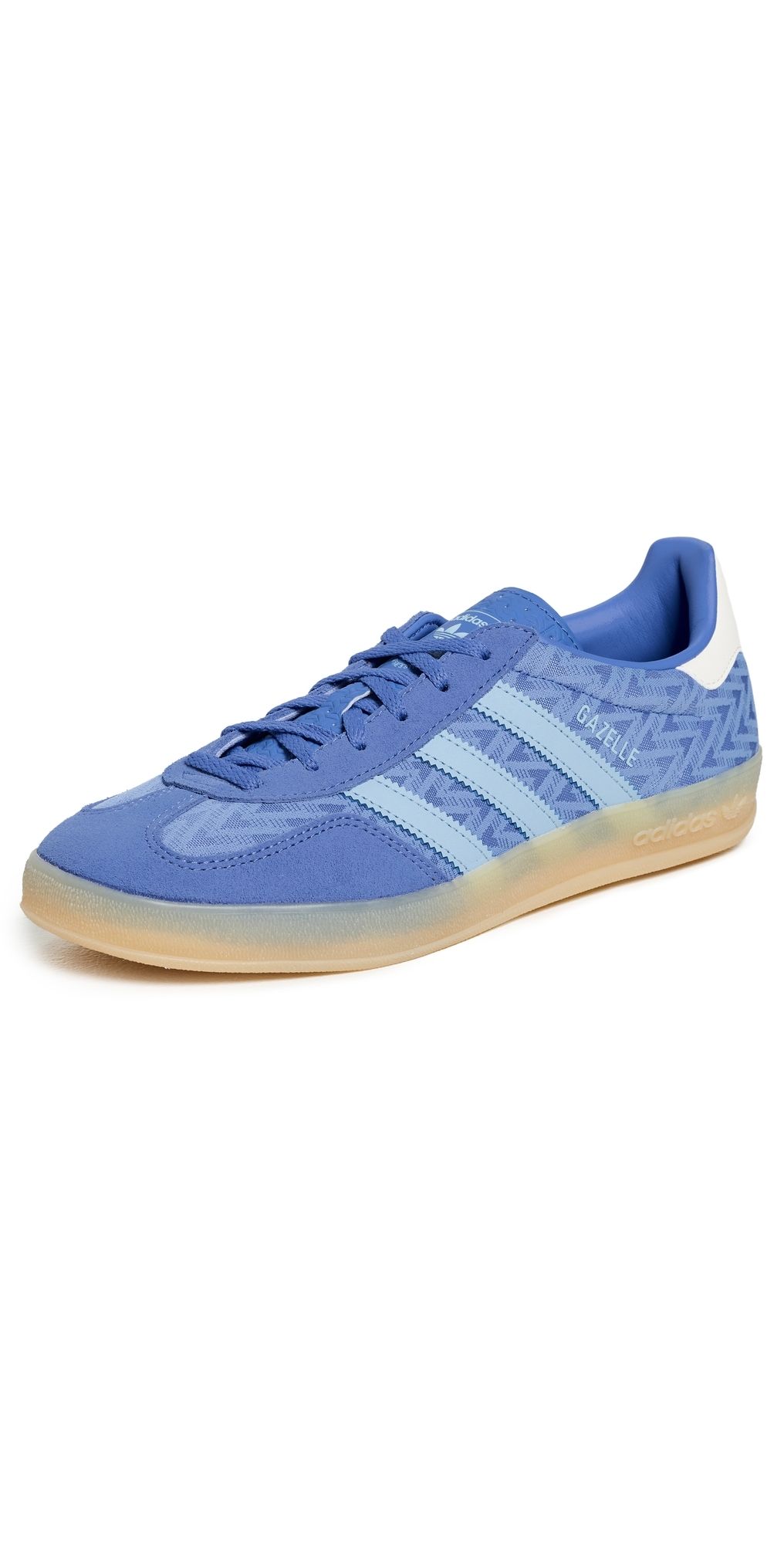 adidas Gazelle Indoor Sneakers Real Lilac/Clear Sky/Gum 3 6
