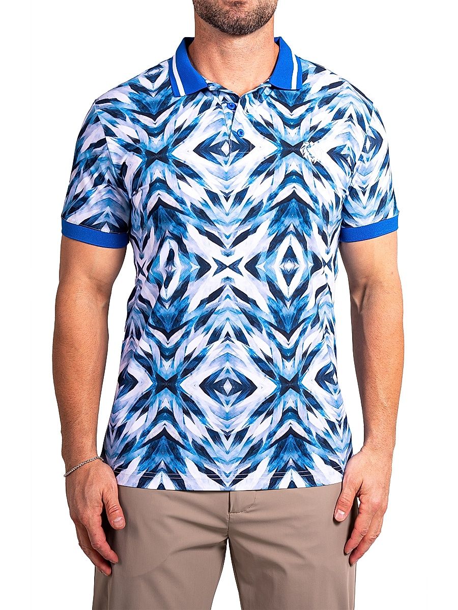 Men's Ascension Polo Shirt - Blue - Size XXXXL