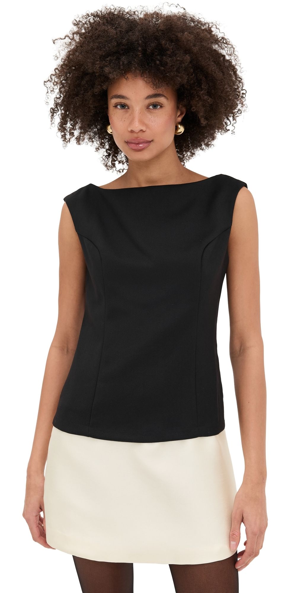 Line & Dot Isabeau Dress Black/Cream L