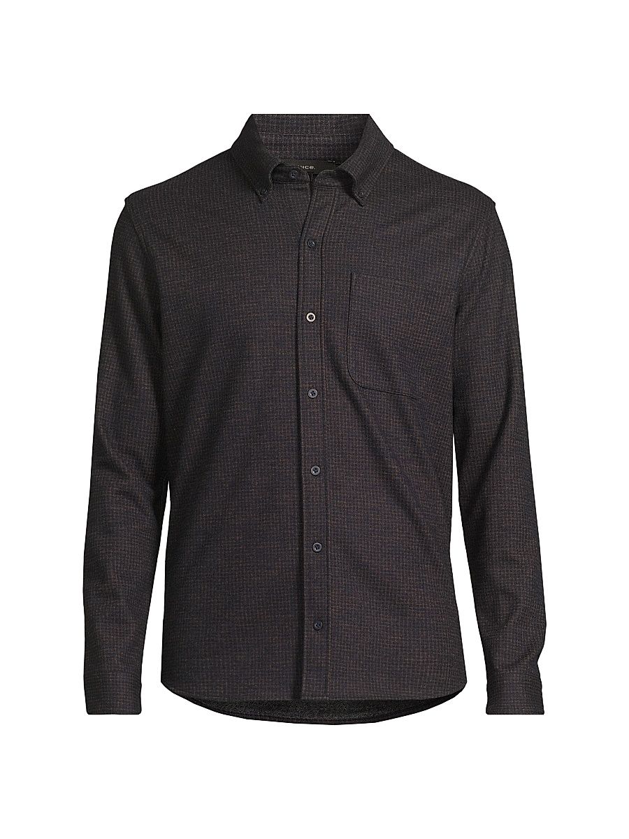 Men's Check Flannel Shirt - Coastal Jasper - Size XXL