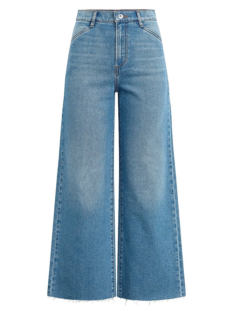 Women's The Mischa Shortie High-Rise Wide-Leg Ankle Jeans - Rio - Size 31