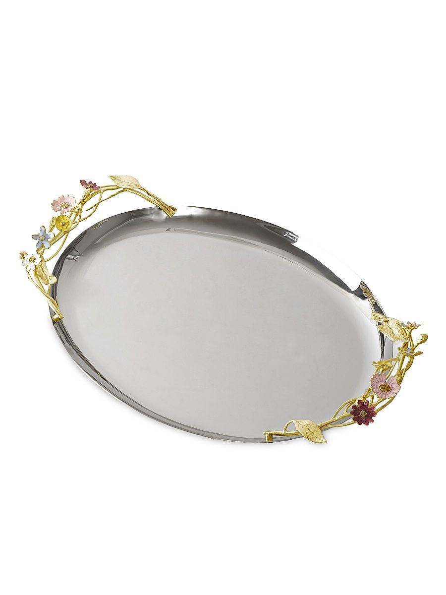 Wildflowers Oval Tray