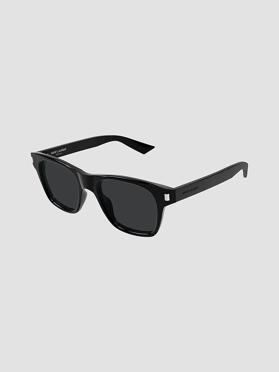 Women's Vertical Web 55MM Square Sunglasses - Black
