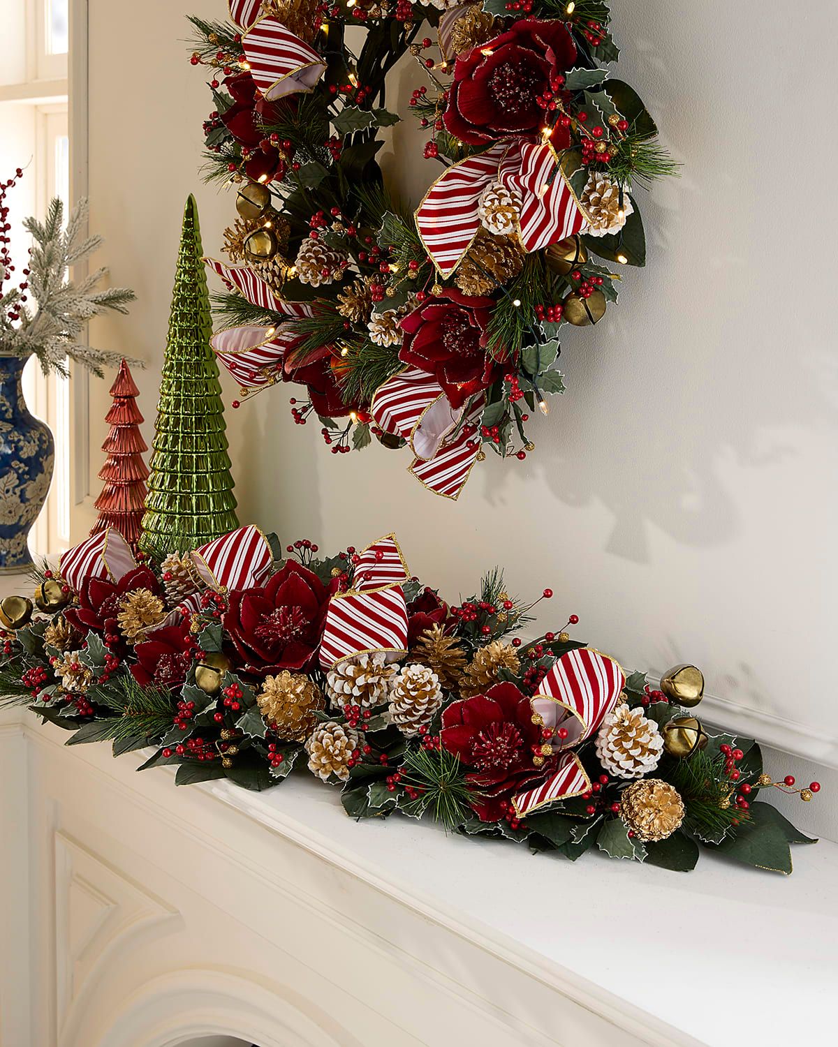 Classic Christmas Mantel Garland, 46"