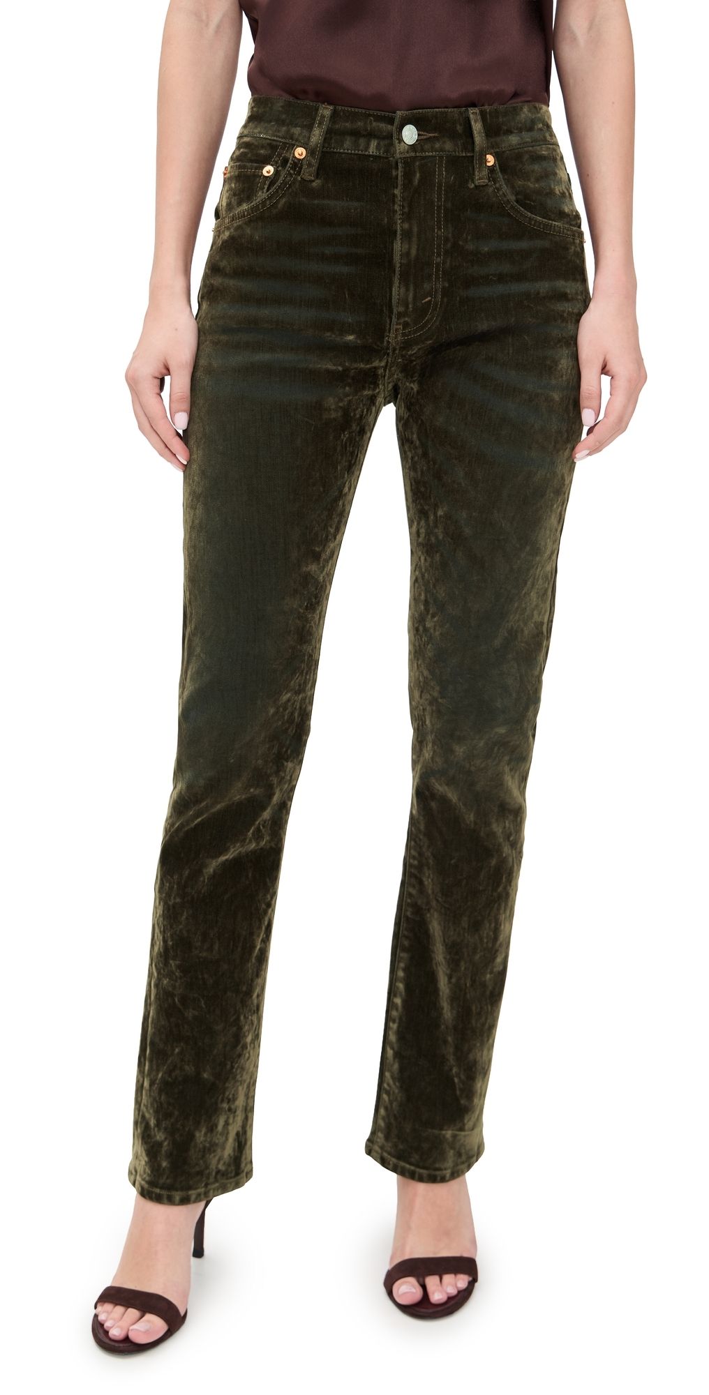 RE/DONE The Blondie Jeans Olivebrchflk 26
