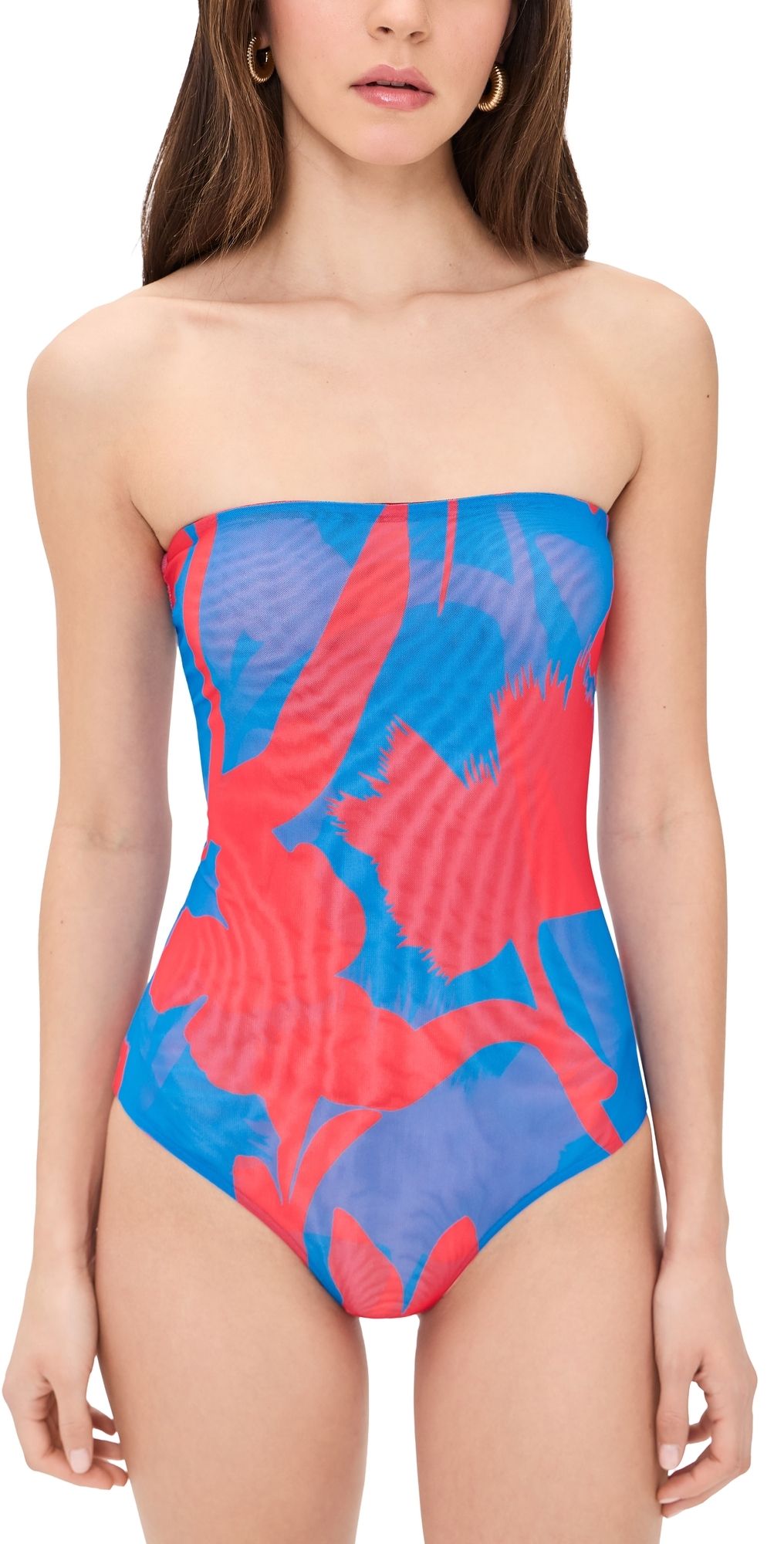 Eywasouls Malibu Soleil Bandeau One Piece Radiant Flora L