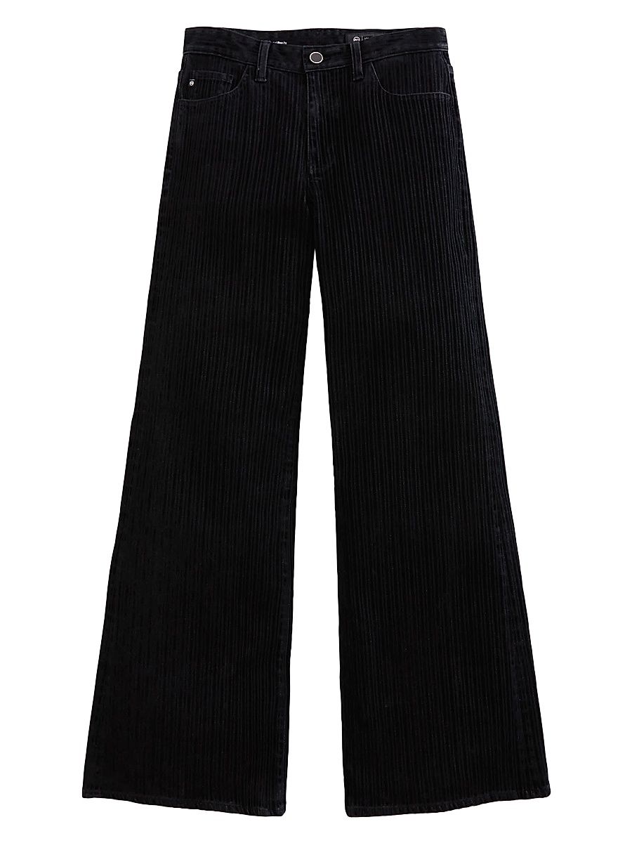Women's Saige Velvet-Pinstriped Wide-Leg Pants - Dress It Up - Size 31