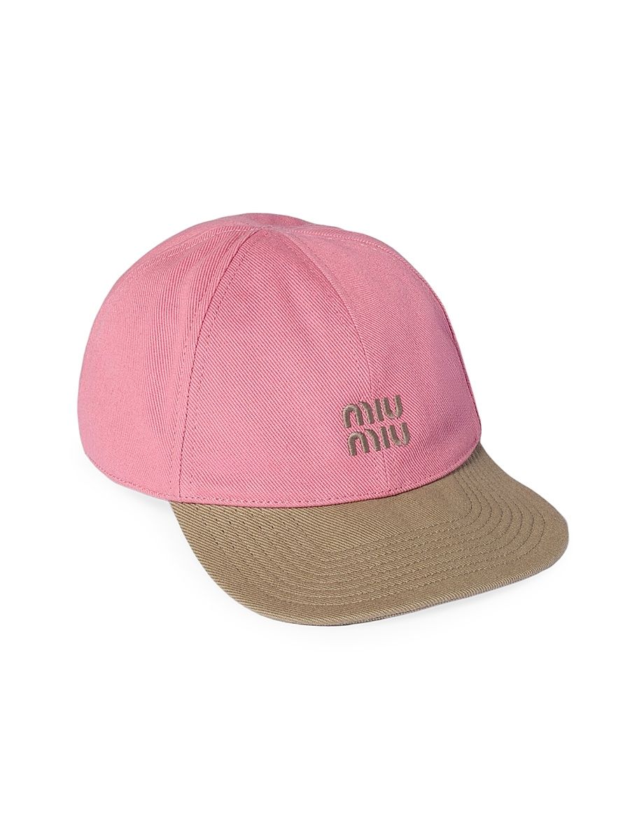 Women's Drill Baseball Cap - Pink - Size Small