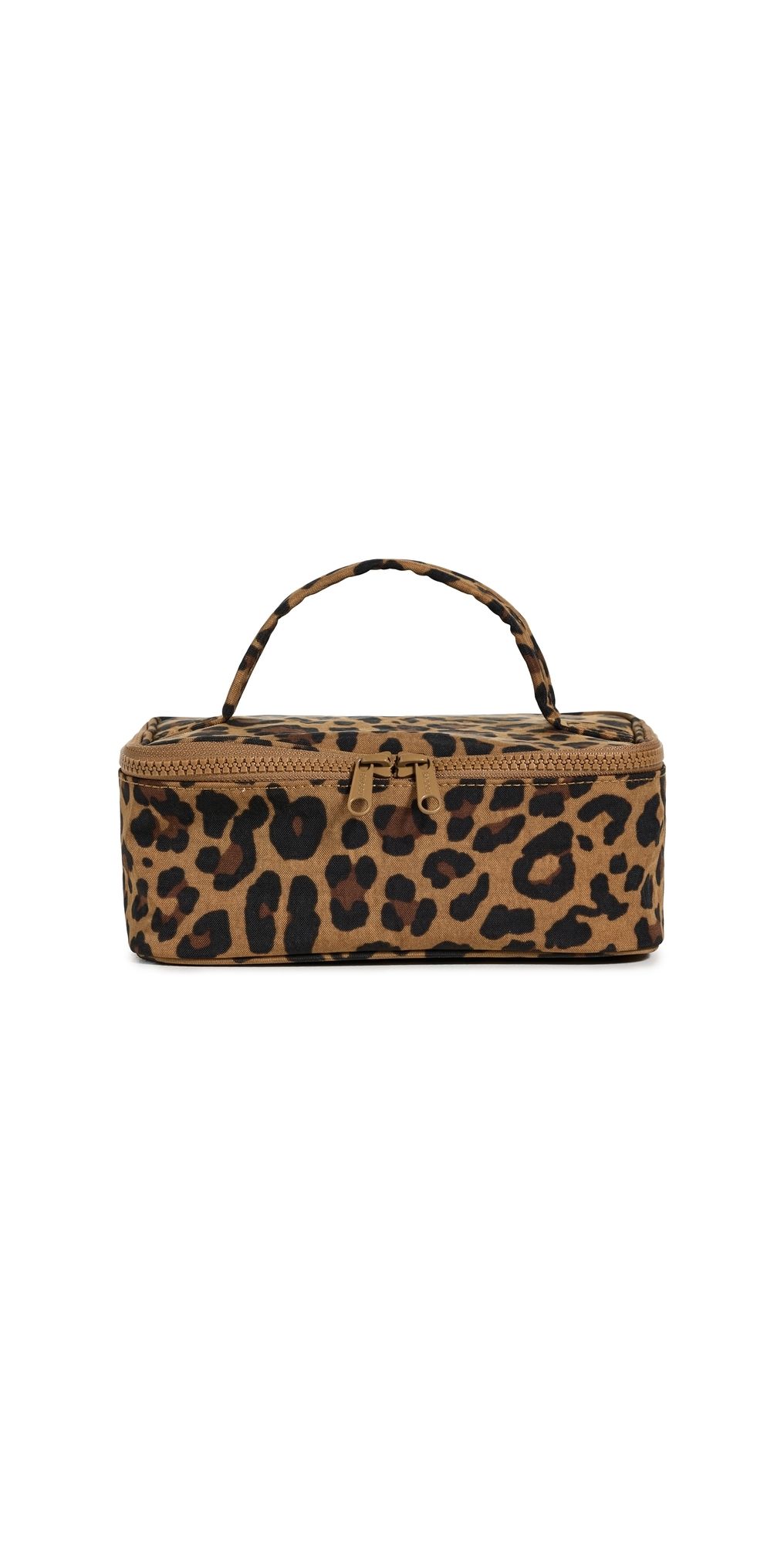BAGGU Small Cosmetic Case Leopard One Size