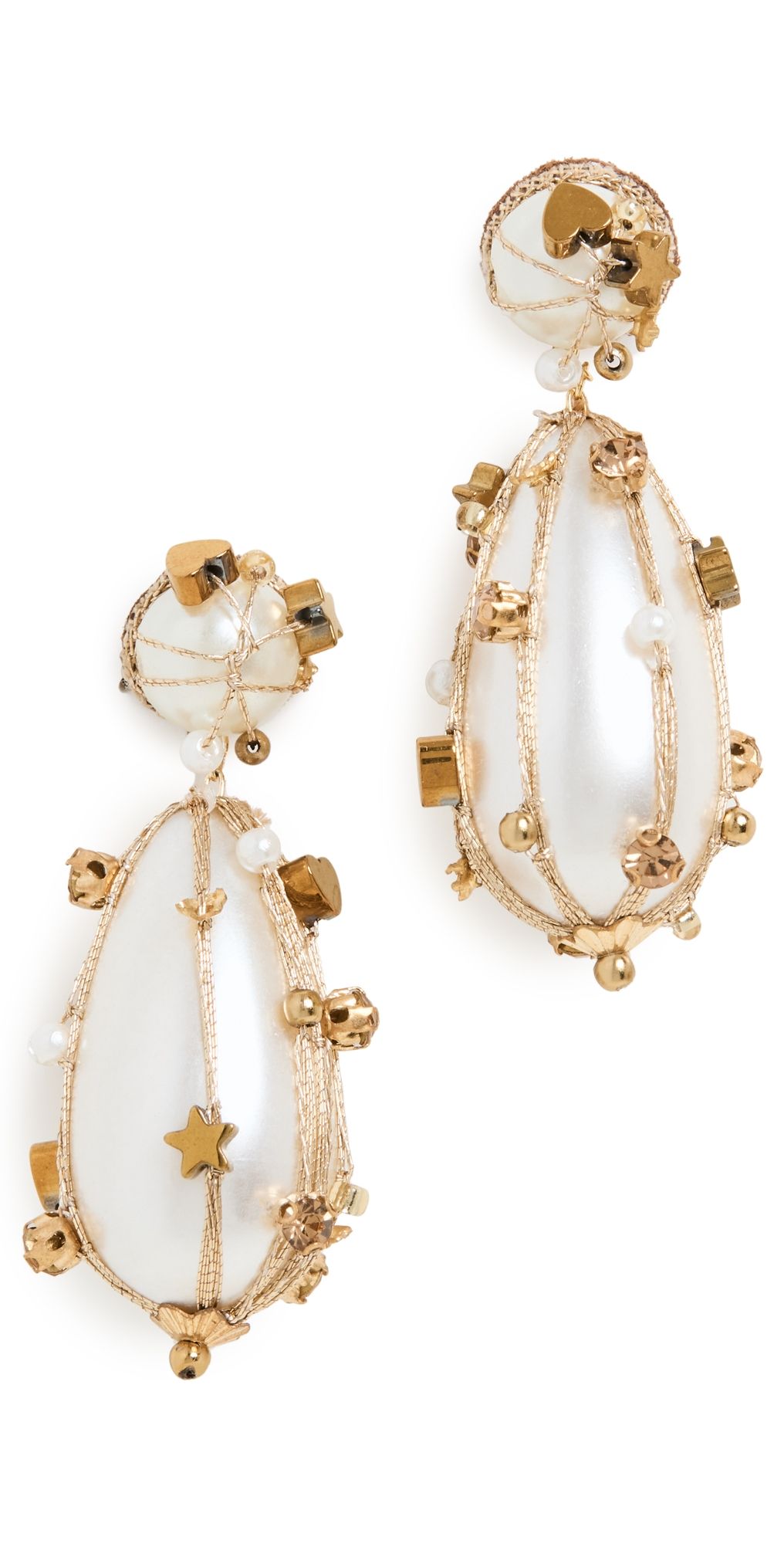 Deepa Gurnani Deepa by Deepa Gurnani Cora Earrings Gold One Size