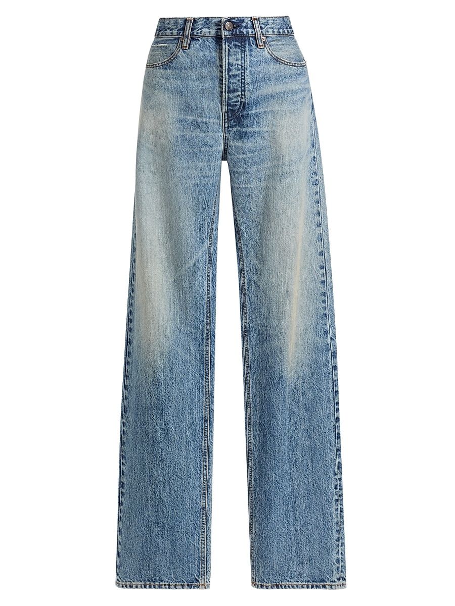 Women's The Stack Relaxed Straight Jeans - Psychic - Size 31