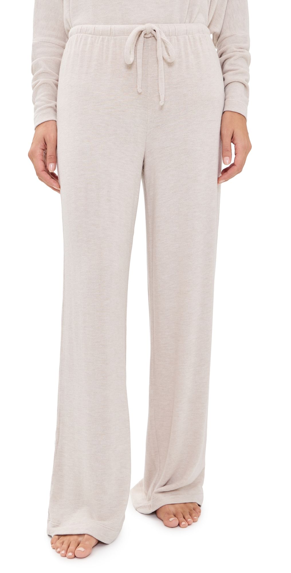Eberjey Cozy Time Pants Heather French Oak M