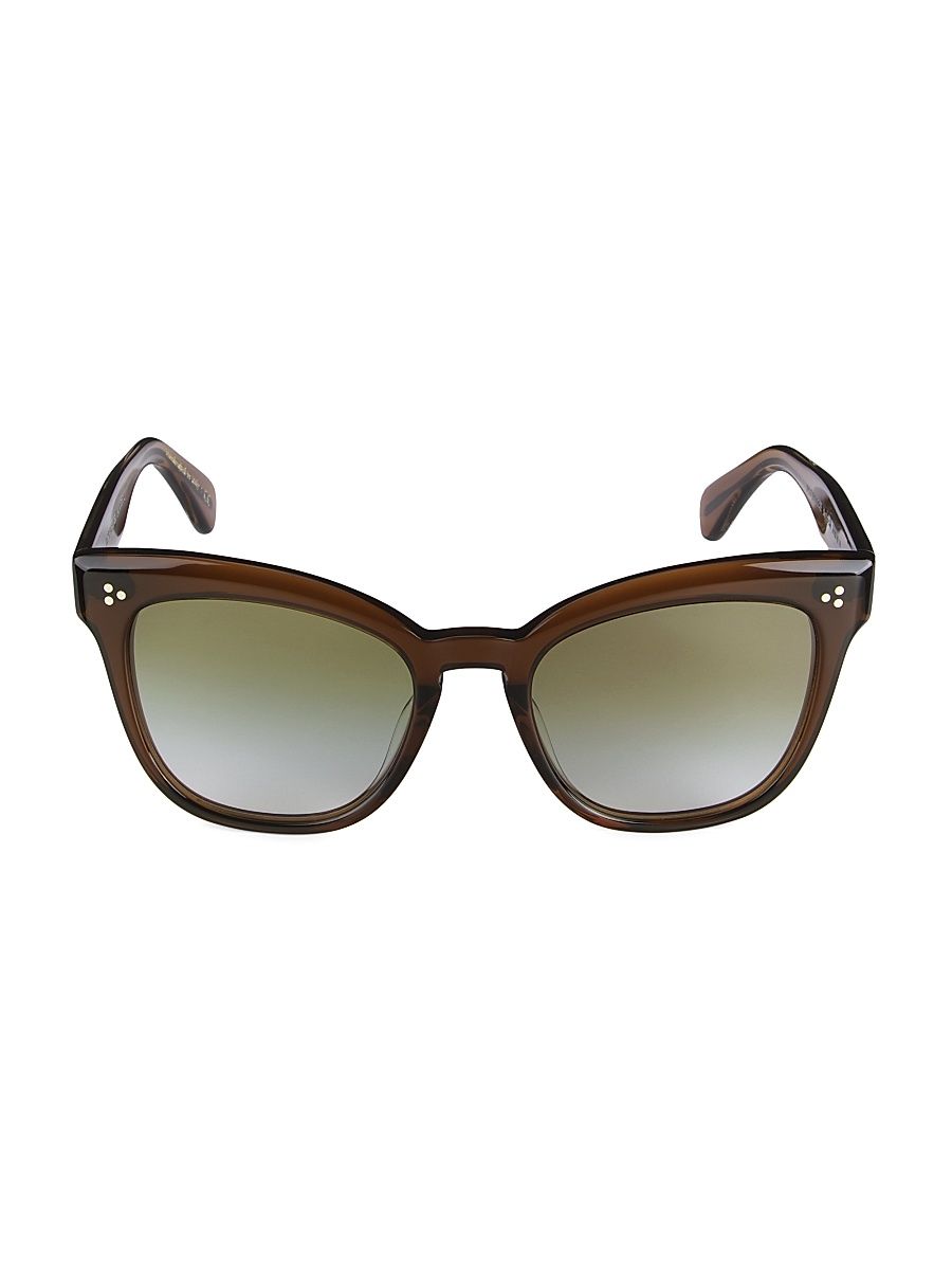 Women's Marianela 54MM Cat-Eye Sunglasses - Brown