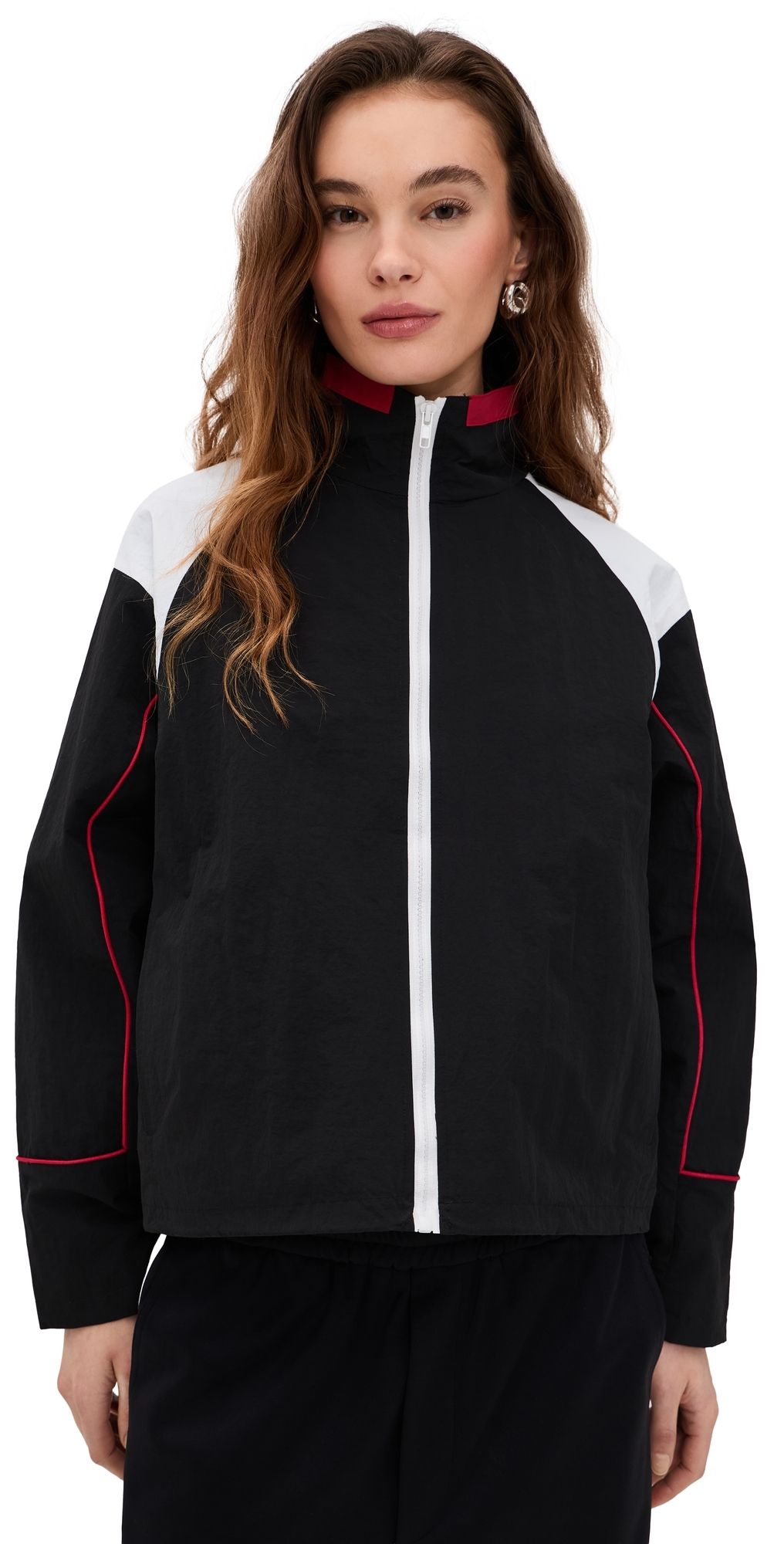 Lioness Shoreline Windbreaker Jacket Noir XS