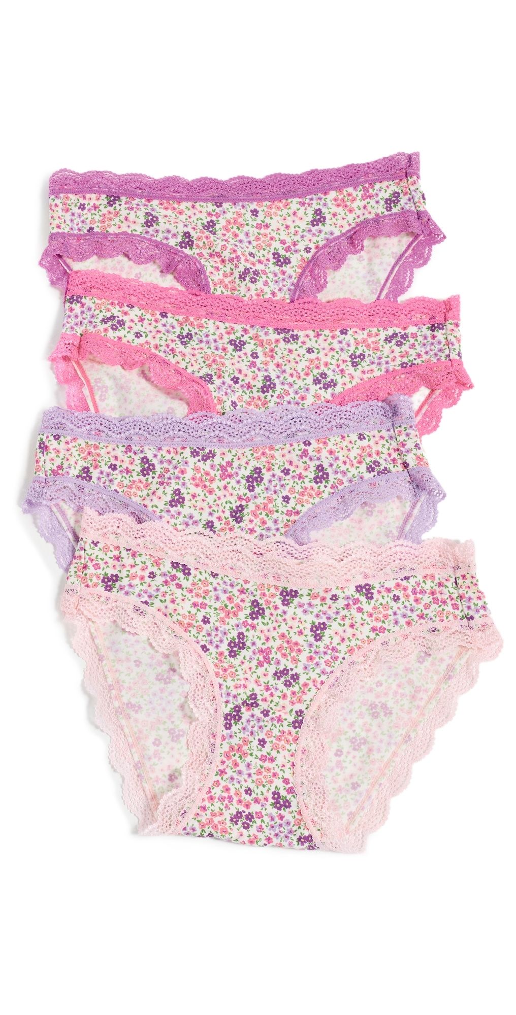 Stripe & Stare Original Knicker Four Pack Lavender Haze Lavender Haze M