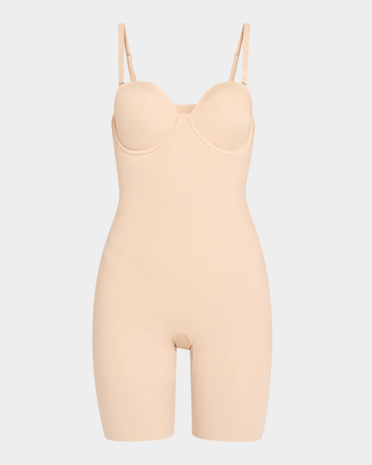 Red Carpet Full-Cup Thigh Shaper Bodysuit