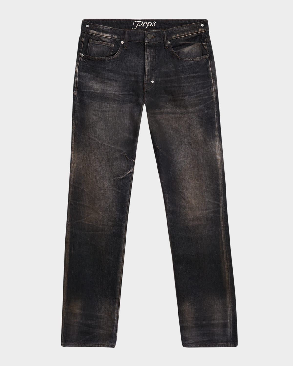 Men & apos;s Underground Vintage Wash Straight-Leg Jeans