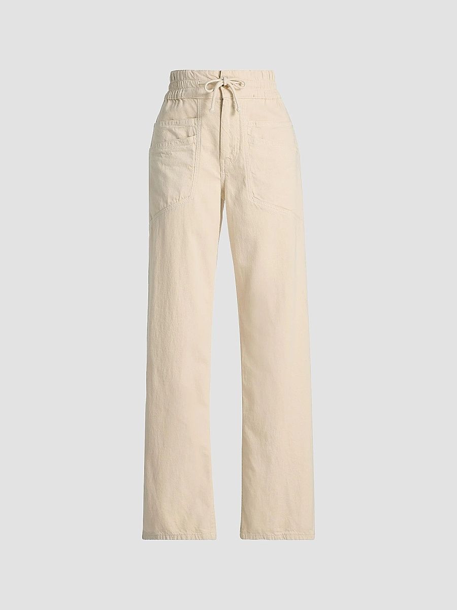 ba & sh Women's Fima Drawstring Pants - Ecru - Size XL