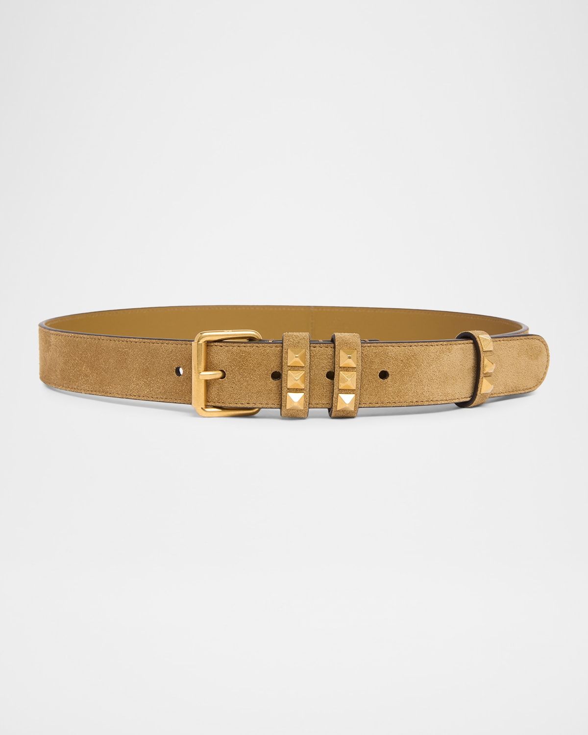 Rockstud Suede Belt, 30mm