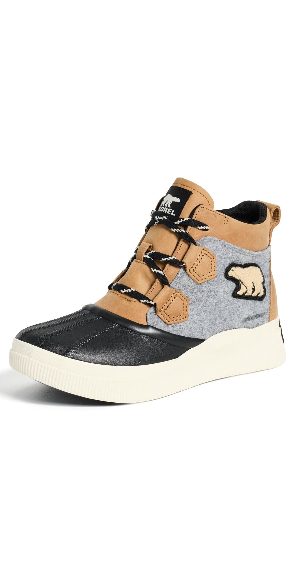 Sorel Out N About IV Classic Waterproof Boots Caribou Buff/Black 10.5