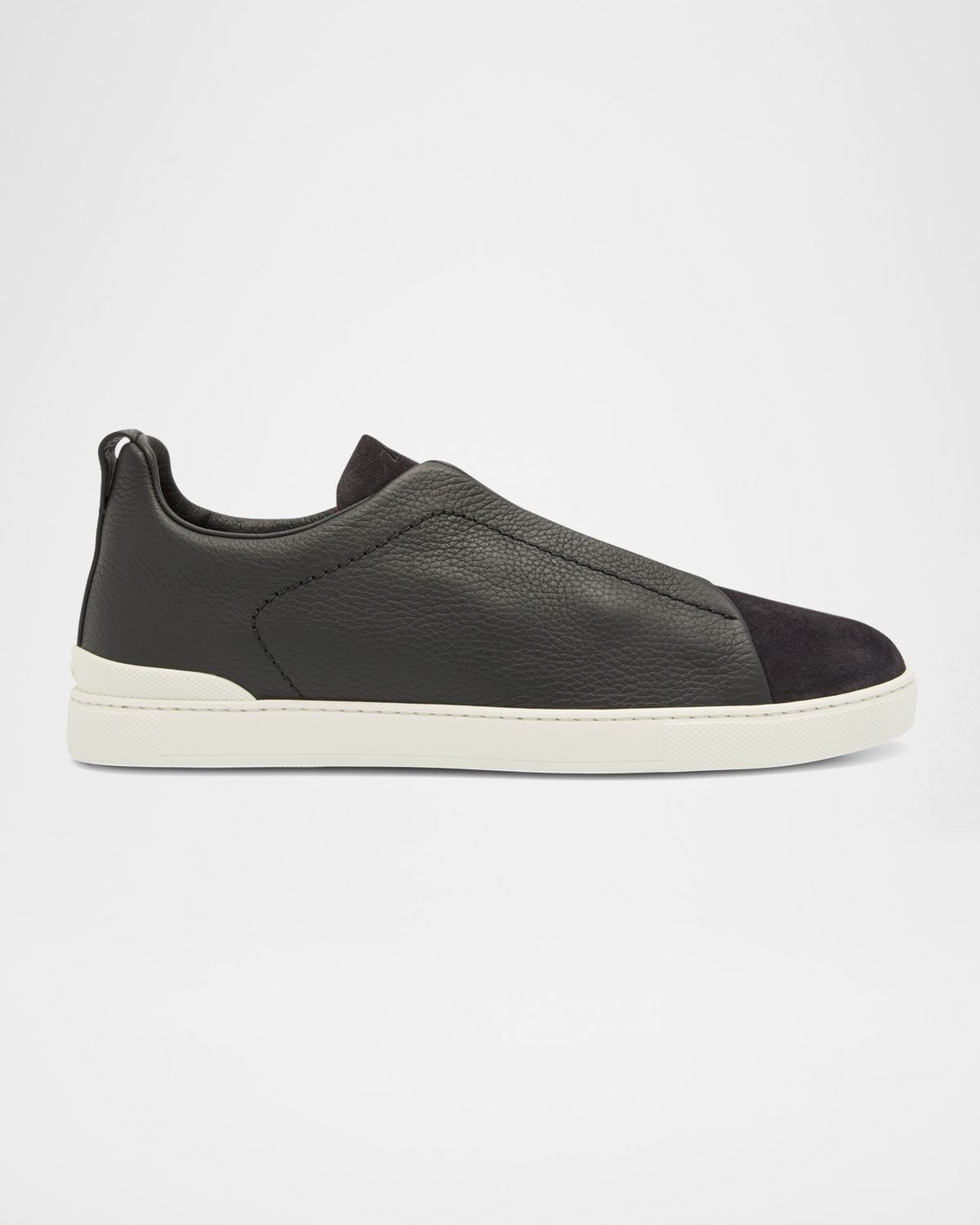 Men & apos;s Triple Stitch Leather and Suede Sneakers
