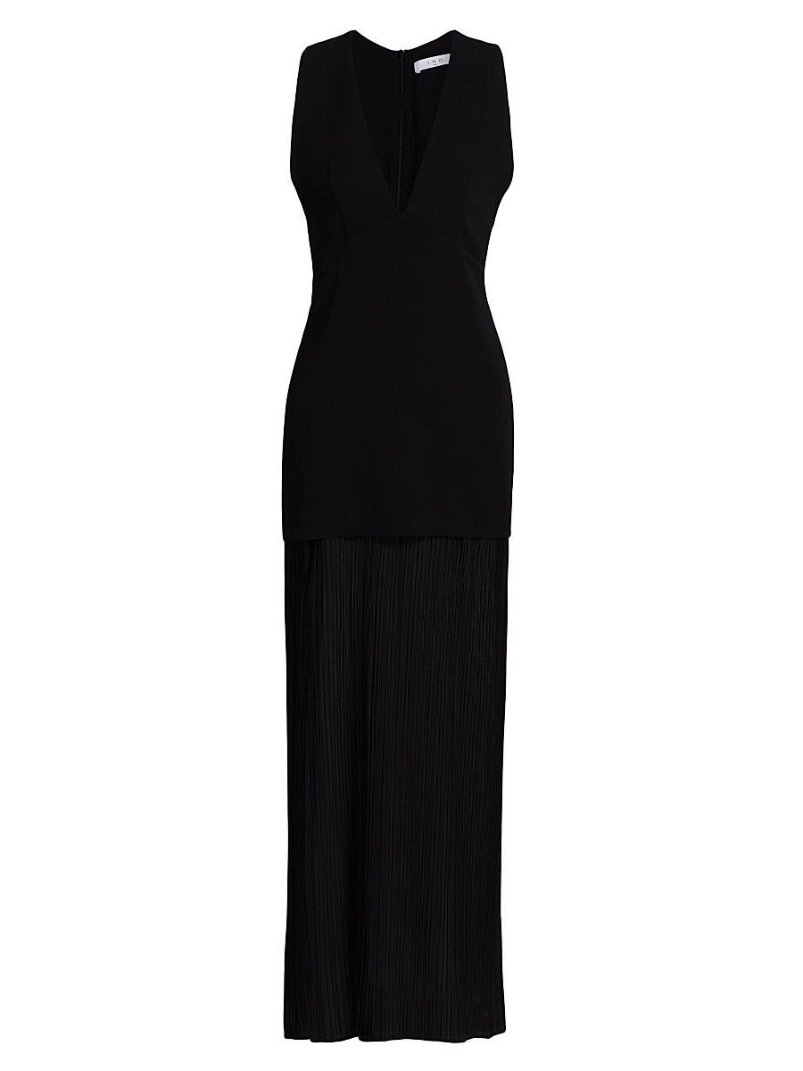 Women's Chloe V-Neck Dress - Blue - Size 2