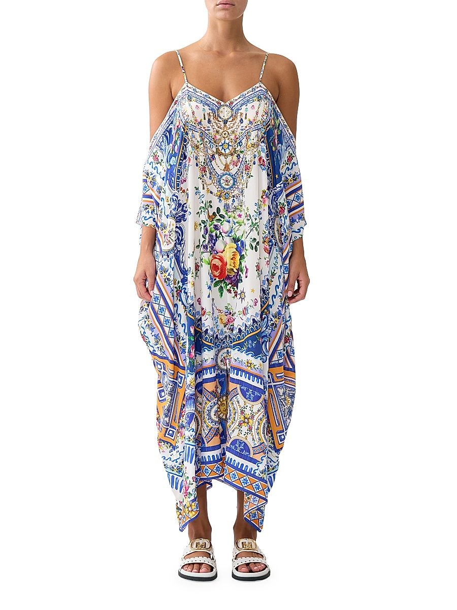 Women's Tiles Darls Drop Shoulder Kaftan - Tiles Darls