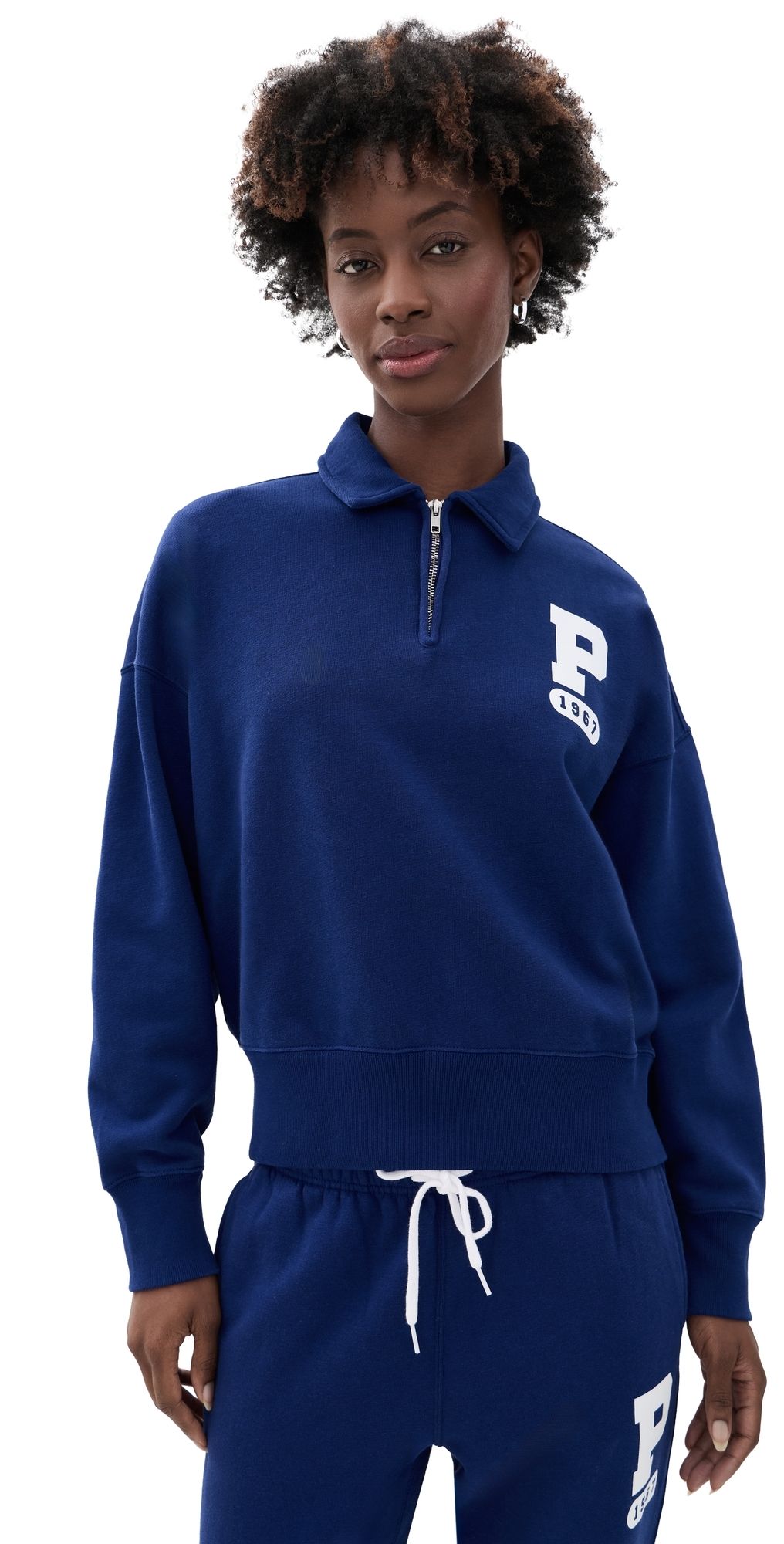Polo Ralph Lauren Vintage Funnel Sweater Blue XL