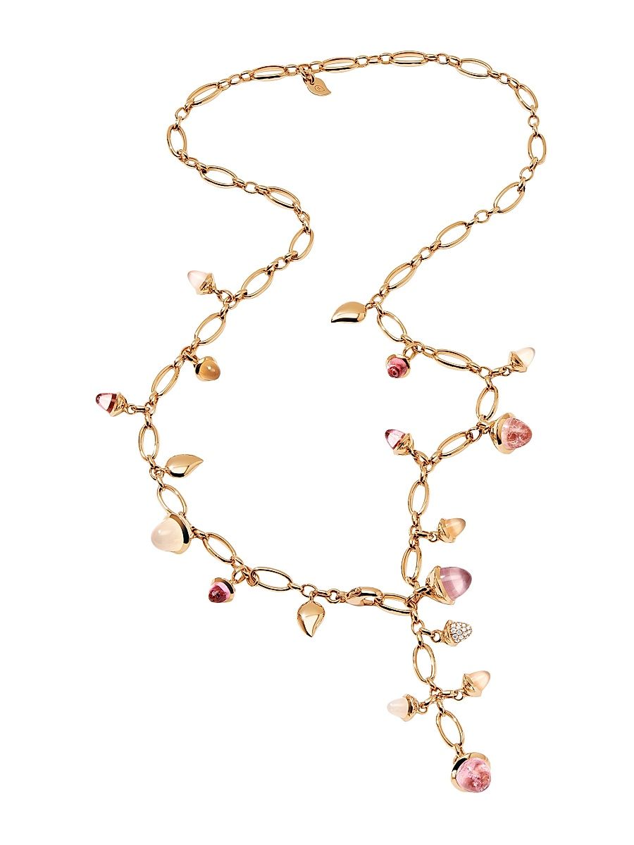 Women's Mikado 18K Rose Gold & Multi-Gemstone Short Necklace