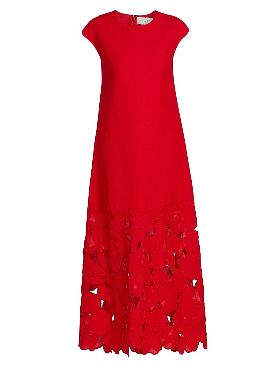 Women's Sabette Maxi Dress - Cherry Red - Size 2
