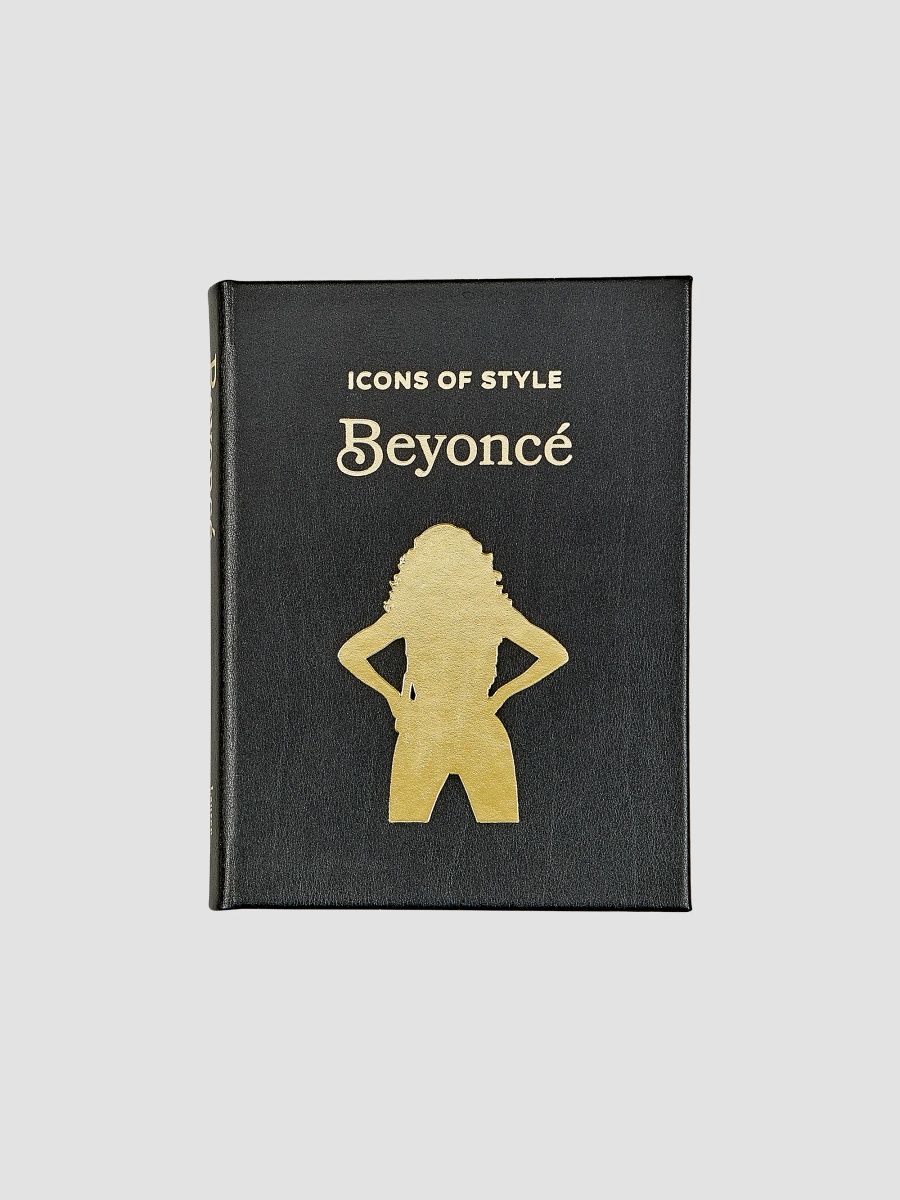 Graphic Image "Icons Of Style: Beyoncé" Leather-Bound Hardcover Book