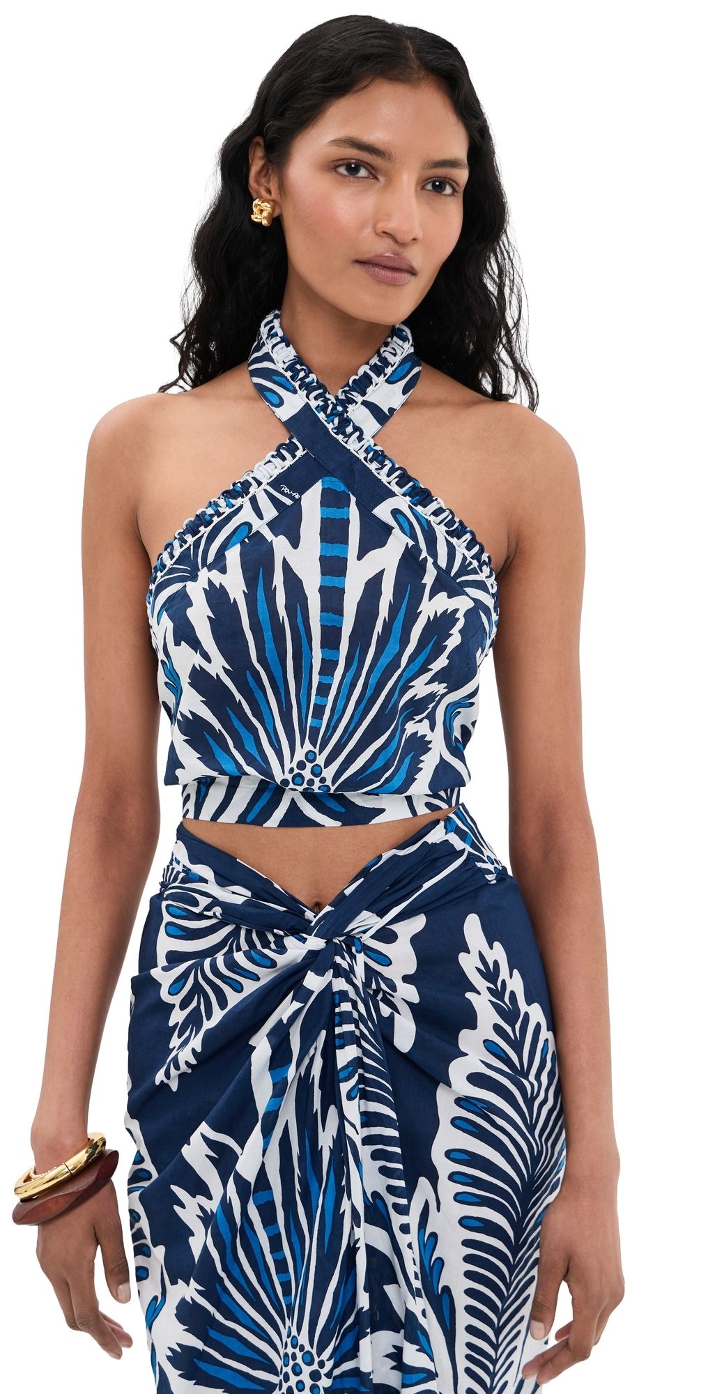 Poupette St Barth Suma Top Navy Cartagena XS