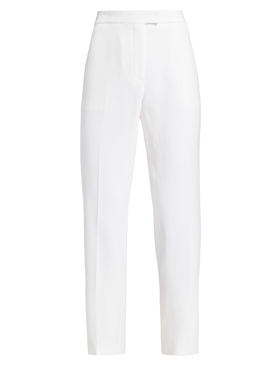 Altuzarra Women's Todd Straight-Leg Crop Pants - Optic White - Size 6