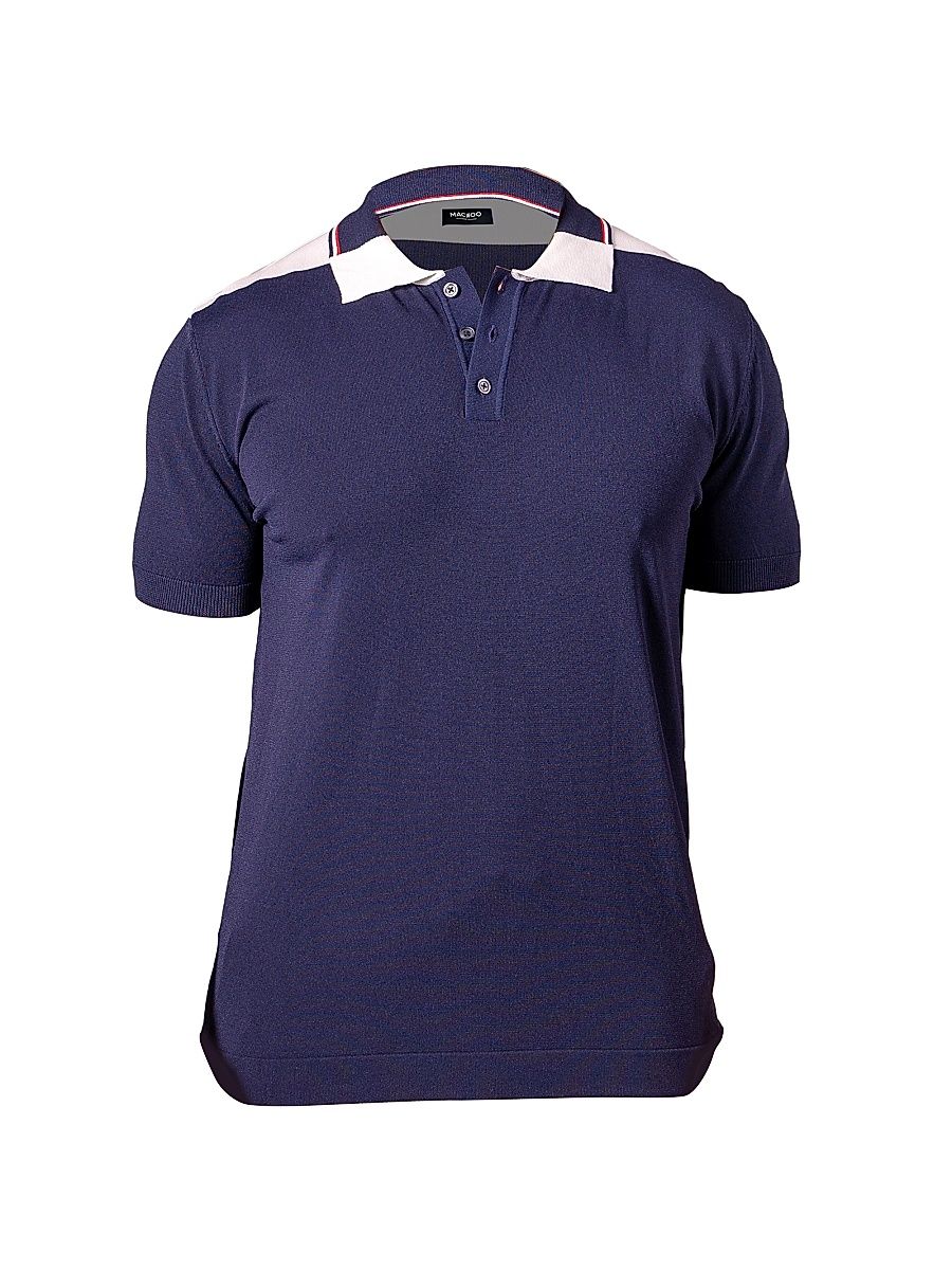 Men's Polo Tip Shirt - Blue - Size Small