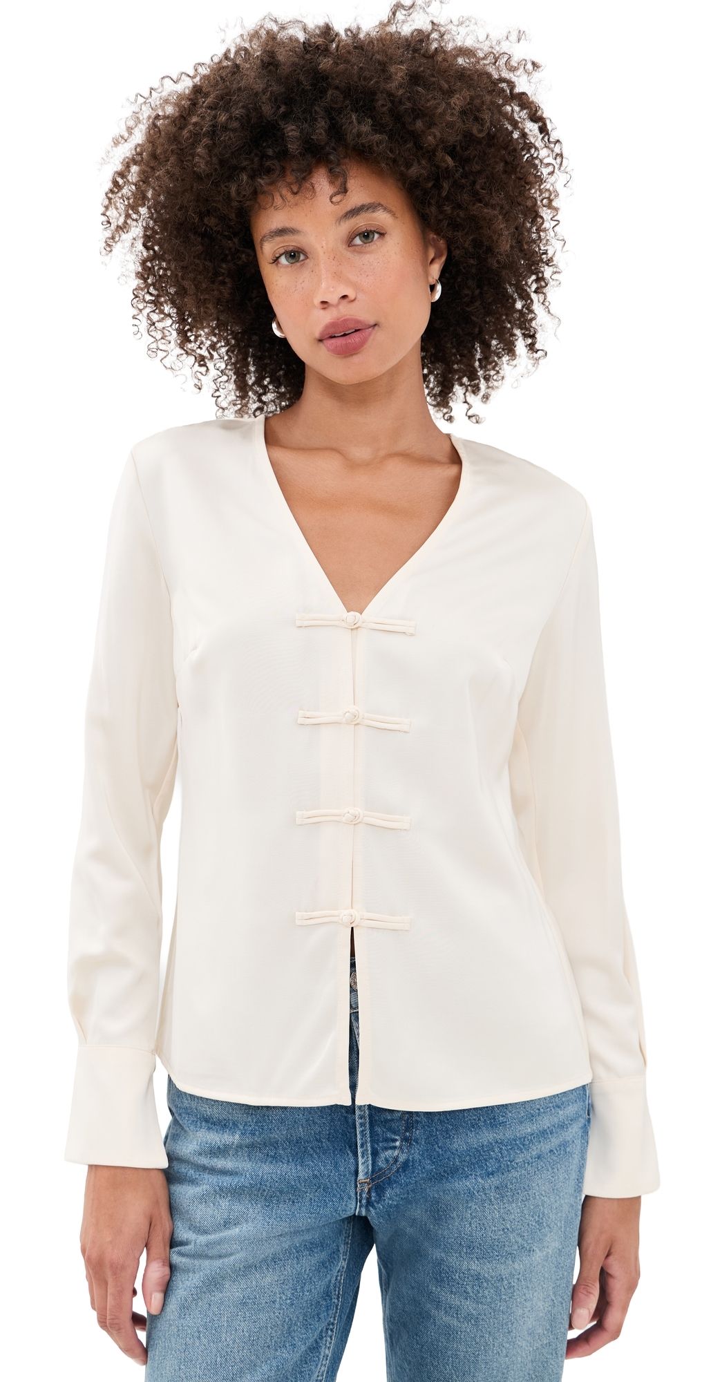 ALIGNE Saffron Blouse Ivory 4