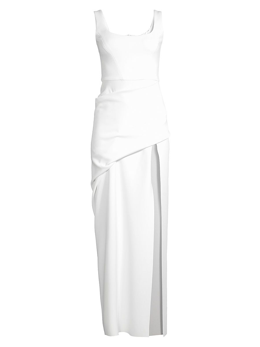 Women's Eve Katia Draped Gown - Whip Cream - Size 6