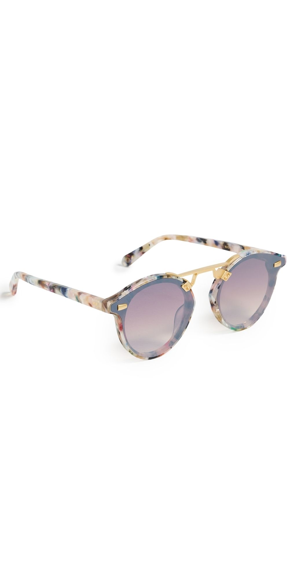 Krewe STL Nylon Sunglasses Gelato 24k Mirrored One Size